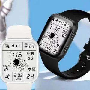 트렌디 클래식 학생 커플 손목 우주 패션 전자 시계 여성시계 학생시계