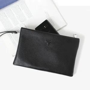 BM_8059_2 맨즈백고급클러치 심플 검정 맨스 남성손가방 남자 가죽 소가죽