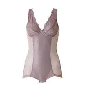 [갤러리아] A컵]와코루 풀컵 홑겹 와이어 소프트 올인원(바디슈트) WBT1968A/GY