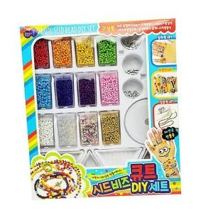 큐트 시드 비즈 DIY 세트 믹스컬러 팔찌 재료 목걸이 믹서 크리스탈 공예 만들기