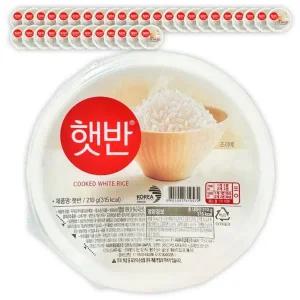 CJ 햇반 백미밥 210g 36개