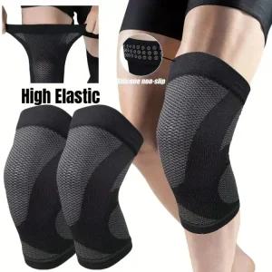 미끄럼 활동을 위한 달리기피트니스 야외 인라인용품 1쌍 방지통기성 신축성 무릎 초박형 및 슬리브