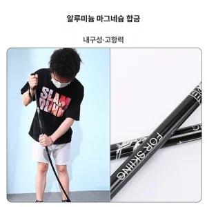 909커머스 스키폴 화이트 폴대 경량 카본 길이조절