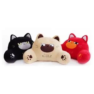 큐브캣 허리쿠션BIG 레드