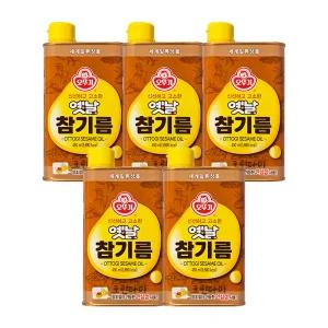 오뚜기 옛날 참기름 450ml x5개