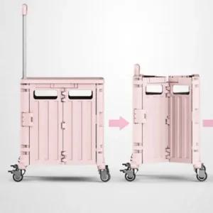 4바퀴 카트 접이식 쇼핑 카트 핸드 카트 중형 쇼핑카트 핸드카트 쇼핑카트대형