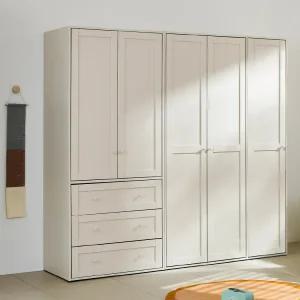 한샘 샘키즈 보나 일반/프레임 키큰옷장세트 1600 서랍형+행거형