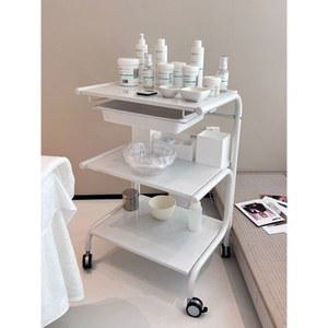 미용 관리실 트레이 이동식 피부샵 웨건 선반