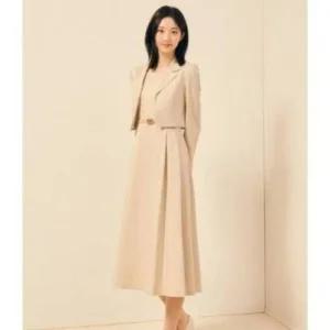 JJ지고트 플리츠 플레어 원피스 재킷세트 GP9A0OP501 304165