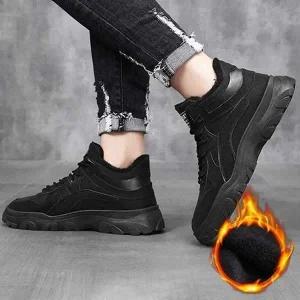 남성 겨울 윈터 캐주얼 키높이 따뜻 워커 스니커즈 ZG