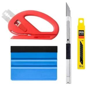 스티커 툴 세트 자동차 썬팅 랩 필름 커터 테이프 칼 스티커툴세트 썬팅