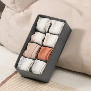 수납용 브라 양말 넥타이 정리함 장롱 보관박스 다용도 수납함 양말수납함 정리함8칸