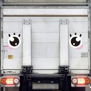 졸음운전 경고 스티커 차량용 반사 대형 왕눈이 디자인 안전 자동차반사스티커