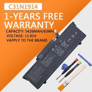 ASUS ZenBook 13 UX425UG 14 용 노트북 배터리 초경량 UX435EAL UM425QA C31N1914