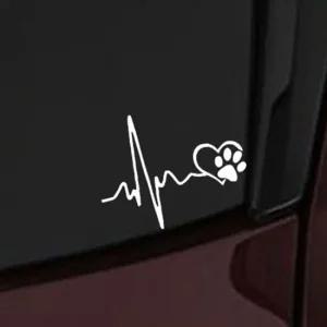 자동차 하트 포인트 스티커 화이트 DIY 뒷유리 차량용 차문 뒷유리 차량용 장식 부착