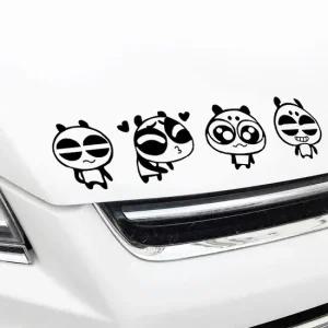 희망S 다중이판다 차량용스티커   초보운전 자동차 초보운전 캐릭터스티커