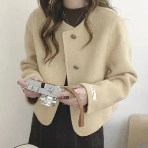 (울100%)라운드 울 핸드메이드 자켓_YMSH25FW209