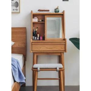 원목 미니입식화장대 미니멀 럭셔리 미니입식 메이크업테이블