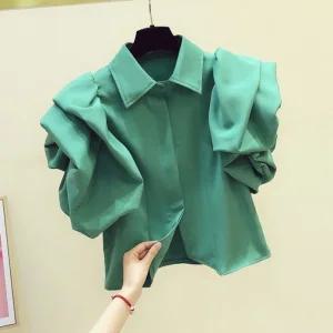 하객룩 슬리브 칼라 니트 레이어드 빅사이즈 하객 여성 여름