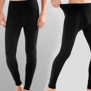 부드럽고 따뜻한 남성 사방 스판 기모 레깅스 하의
