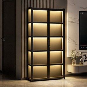 술진열장 조명 양주 잠금장치 잠금형 술냉장고 장식장