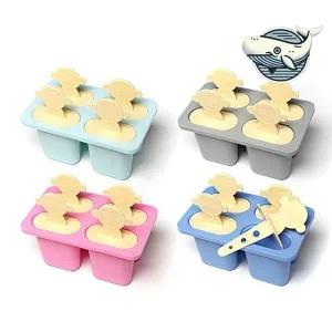 귀여운 실리콘 아이스크림 트레이 샤베트 틀 실리콘얼음틀