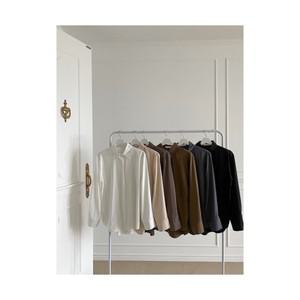 [리우] 여성용 탄탄 세미오버핏 간절기 데일리 기본 셔츠 6colors