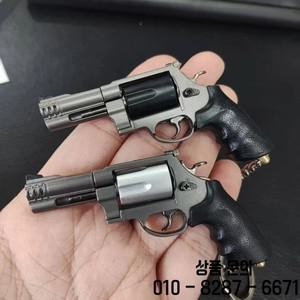 합금 1:3 분리형 권총 모델 미니어처 리볼버 장난감 열쇠고리 펜던트 장식품 성인 남성용 선물