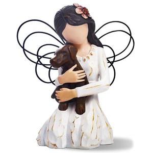 반려견 공감 선물 분실 추모 천사 피규어 기념품 반려동물 브라운