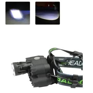 18650 충전식 줌인아웃 LED 헤드랜턴 등산 모자렌턴 FLASH