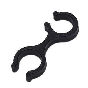 워킹 스틱 버클 트레킹 바구니, 탄소 섬유 하이킹 망원경, 노르딕 캠프 합금 페룰 크루치 바 스키, 2 개