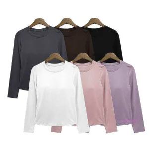 혜로 노브라 긴팔티 내장형 패드cde427