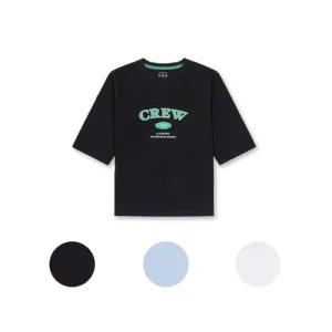 [백화점 정품] FW25 탑텐 키즈 MKF2TS1203 남아) 쿨에어 코튼 크루넥 7부티