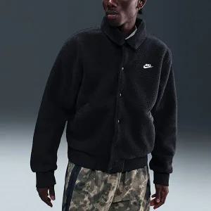 국내매장판 나이키 클럽 하이 파일 플리스 코치 재킷 HV1430-010 S2510