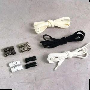 운동화끈 운동화 스판끈 결속 클립 스니커즈 고무 끈 버클 세트