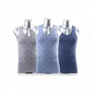 터프가이 남성 사슴패턴 순면 민소매 런닝셔츠 3장 세트