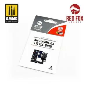 CGRFSQS-35002 1대35 AH-6J/MH-6J 리틀버드용 계기판 디테일업파츠-키티호크 키트용