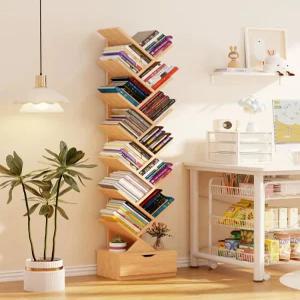 북트리 우드 책꽂이 수납 책장 나무 모양 선반 원목