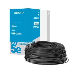 케스롤 CAT5e UTP 케이블 랜선 제작 롤 드럼박스 300M UTP5300 블랙