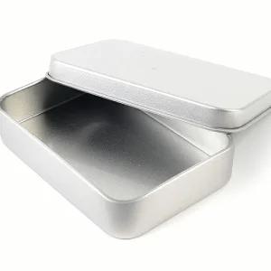 사각 틴케이스 소형 철통 케이스 미니 상자 보관 함 용기 휴대 용 박스 수납 여행 필통