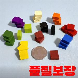 캐릭터 마커 보드 게임 DTY 액세서리에 대 한 50 조각 105mm 나무 큐빅 열