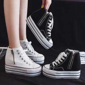 225-245 하이 로우 2타입 통굽 캔버스화