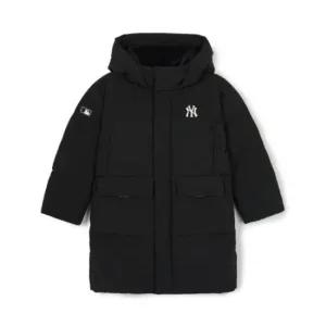 MLB키즈패딩 TQK 7ADJB0346-50BKS 베이직 스포티브 구스 롱패딩 뉴욕양키스