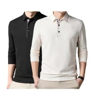 겨울 가울 남자 카리긴팔 긴팔티 링클프리 카라티 4color