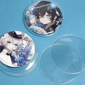 늘이랑 캔 투명커버 뱃지 커버 핀 버튼 굿즈 캔뱃지보관 보호 케이스 10P