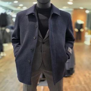 [바쏘옴므] WSZ4CJ24ANY F/W 캐시미어 구스다운 내피탈부착 스텐카라 반코트