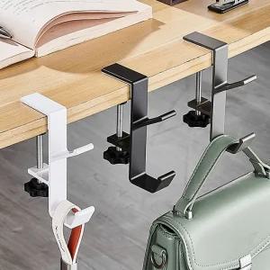 책상 가방걸이 고리 무타공 사무실 휴대용 책가방 걸이 홀더 가방 거치대