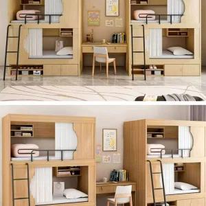 수면캡슐 침대 호텔 벙커 호스텔 이층 만들기 복층