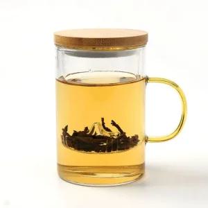 (로하티) 마운틴탑 내열유리 머그(450ml) 망머그 망컵 망잔 찻잔 녹차 투명 머그