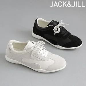 [잭앤질]잭앤질 소가죽 진주리본 스니커즈(JC5533)